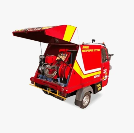 MULJET - 3 Wheeler High-Pressure Sewer Jetting Machine